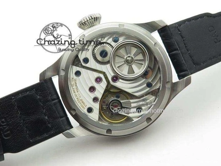 MIROTIME 0524 Big Pilot “Markus Buhler” IW5003 Turbine V6F Best Edition Silver Dial On Leather Strap A Reliable 7315